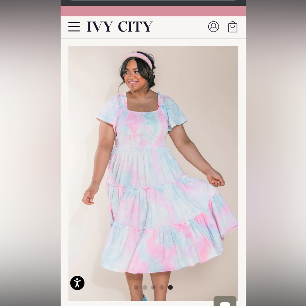 Ivy City Co Cotton Candy Dress - Like New 🩵💓 - Picture 5 of 9